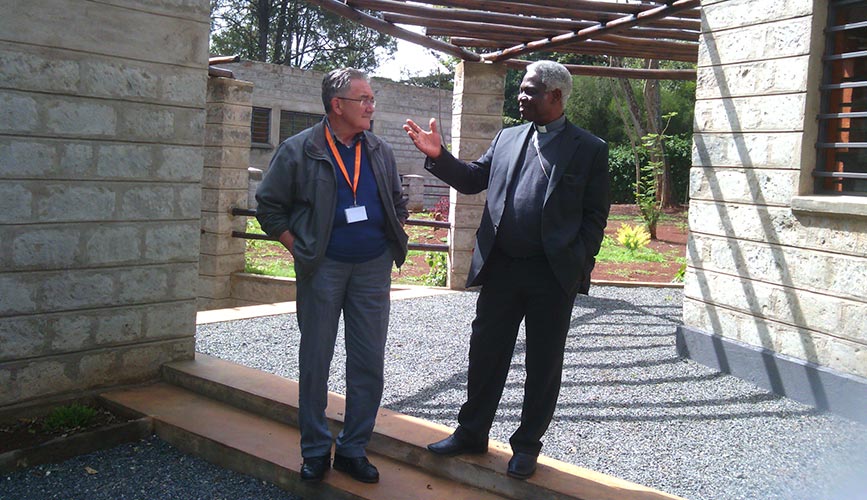 SOMIRENEC Founder Fr. Pierli (left)